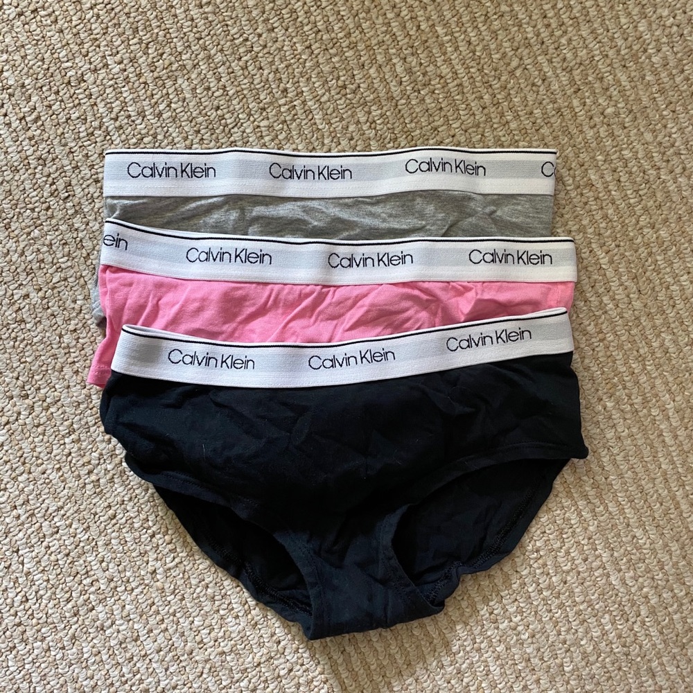 CK 3 cotton bikini panties